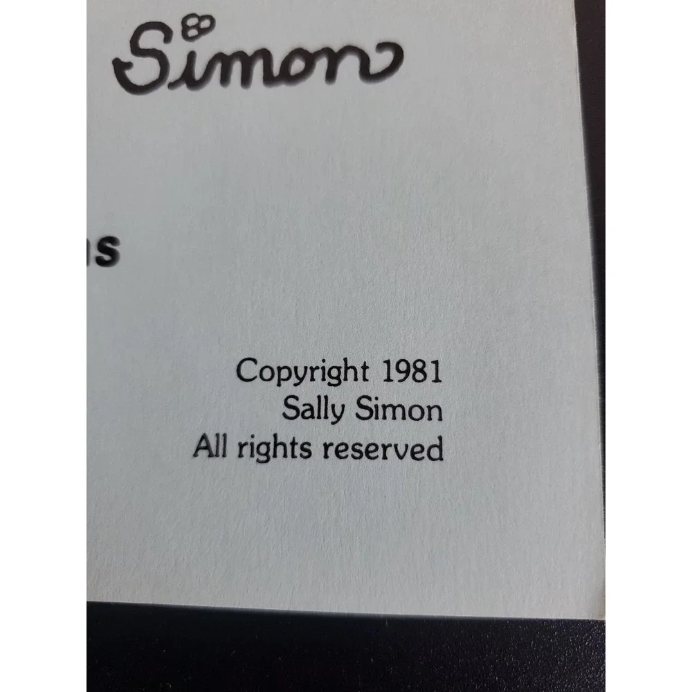 Sally Simon 1981 darned